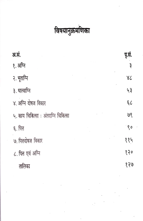 Agni Evum Pitta Vigyan